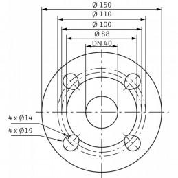 Циркуляционный насос Standard WILO TOP-SD 32/10 EM PN6/10