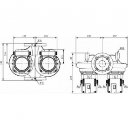 Циркуляционный насос Standard WILO TOP-SD 32/10 EM PN6/10