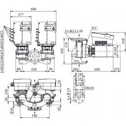 Циркуляционный насос WILO Stratos GIGA-D 65/1-21/2,3