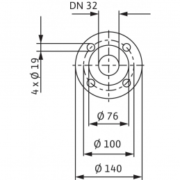 Циркуляционный насос WILO Stratos-D 32/1-12 PN16