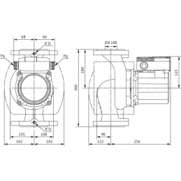 Циркуляционный насос WILO TOP-S 100/10 (3~400/230 V, PN 10)