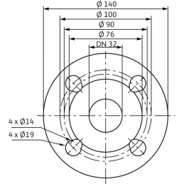 Циркуляционный насос WILO YONOS MAXO-D 80/0,5-6 PN10