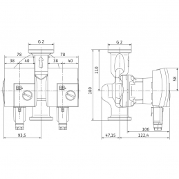 Циркуляционный насос WILO Yonos PICO-D 30/1-6