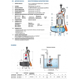 Насос погружной фекальный Pedrollo BCm 10/50