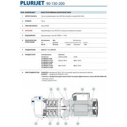 Насос поверхностный центробежный Pedrollo PLURIJET 4/200