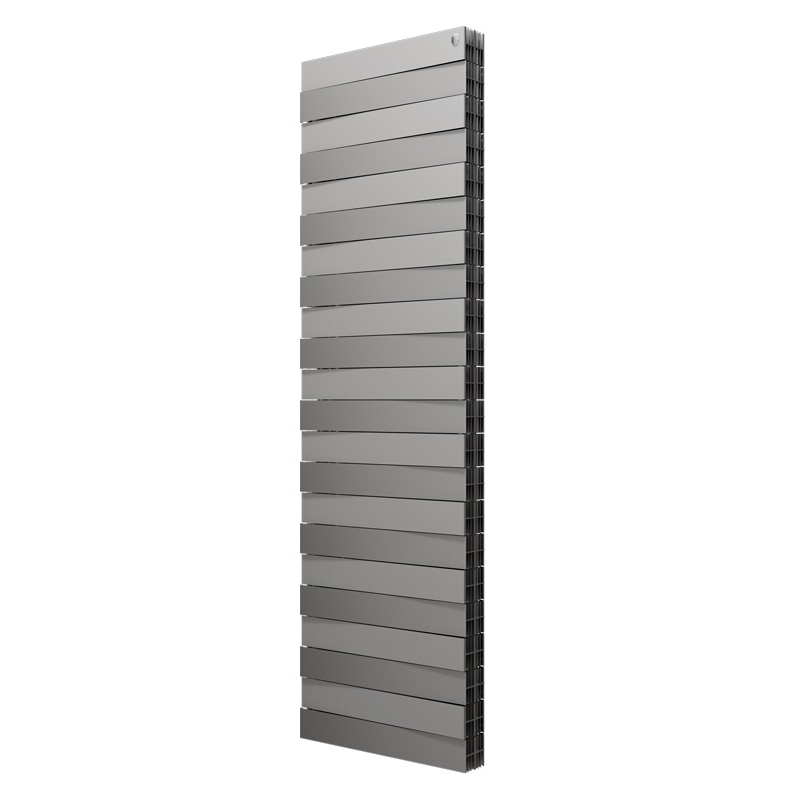 Биметаллические радиаторы Royal Thermo PianoForte Tower Silver Satin 22 секции