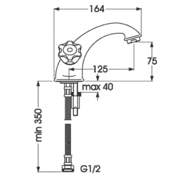 Смеситель для раковины Vidima Вит BA152AA / B9745AA