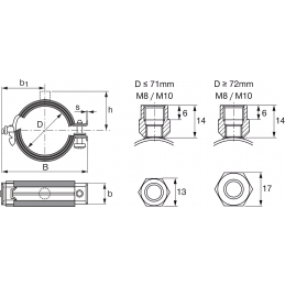 Трубный хомут усил MPN-RC 1/4" A Hilti 335673