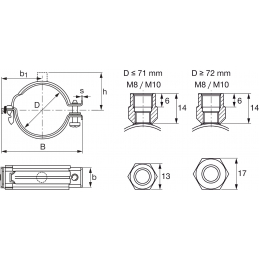 Трубный хомут усил MPN-S 3/8" A Hilti 229811