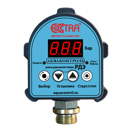 Реле давления воды электронное (РДЭ) G1/2" Акваконтроль