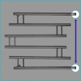 Водяной полотенцесушитель Energy Modern 600x700