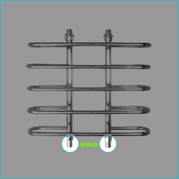 Водяной полотенцесушитель Energy Aero 600x600