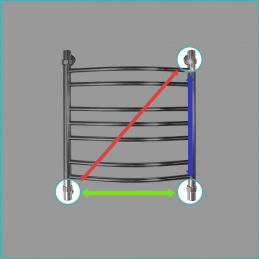 Водяной полотенцесушитель Energy Prestige 600x500