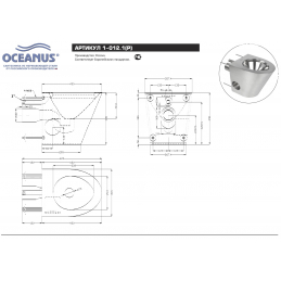 Унитаз подвесной антивандальный Oceanus 1-012.1(P)