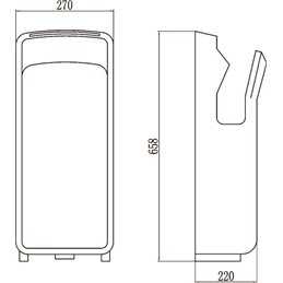 Сушилка для рук двухпоточная зима/лето 3600Вт Savol S-CF8621-1